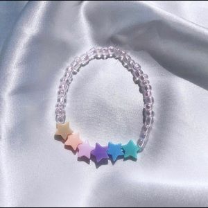 beaded star bracelet! ⭐️